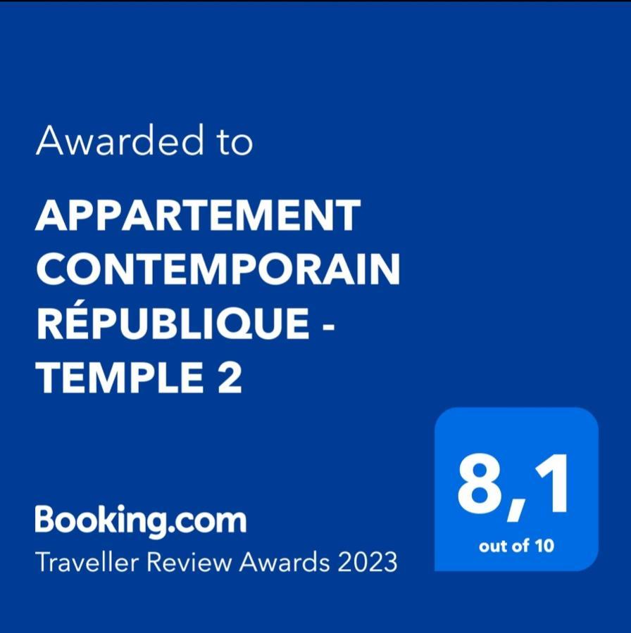 Appartement Contemporain Republique - Temple 2 Paris Luaran gambar